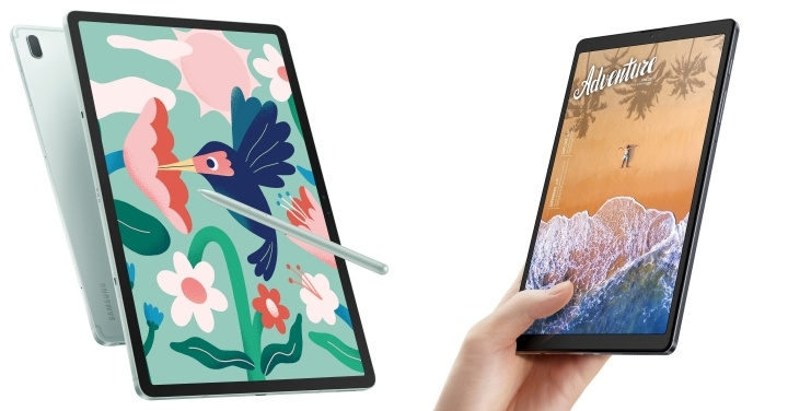 galaxy tab a7 lite and tab s7 fe