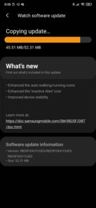 galaxy watch active 2 update