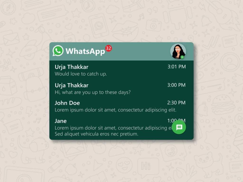 whatsapp widget