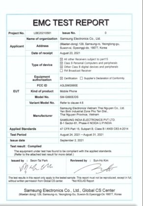 samsung galaxy s21 fe (exynos) surfaces on fcc with specifications information