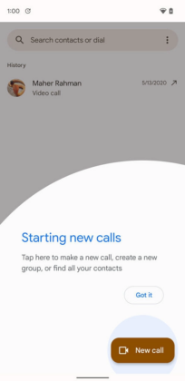 google duo app is next in line to get the material you design