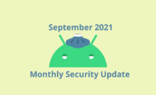 September 2021 security patch