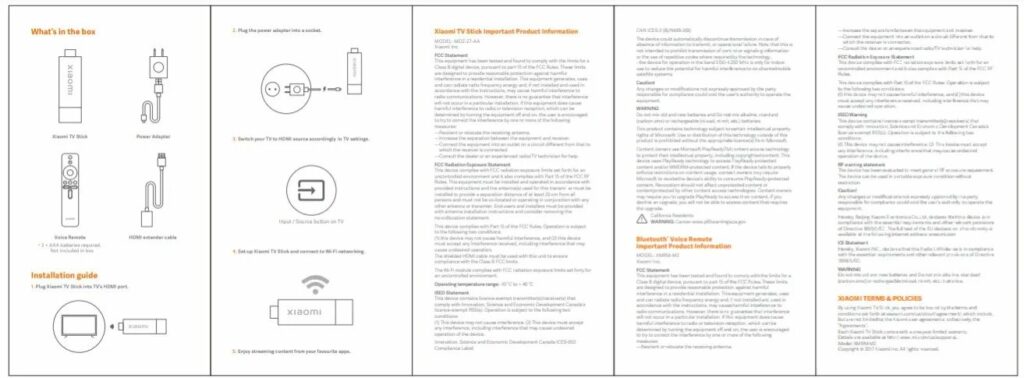 xiaomi tv stick 4k 2021 (mdz-27-aa) arrives on fcc listing!