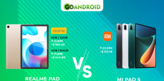 Realme Pad vs Xiaomi Mi Pad 5