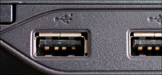 different types computer and mobile ports and plug