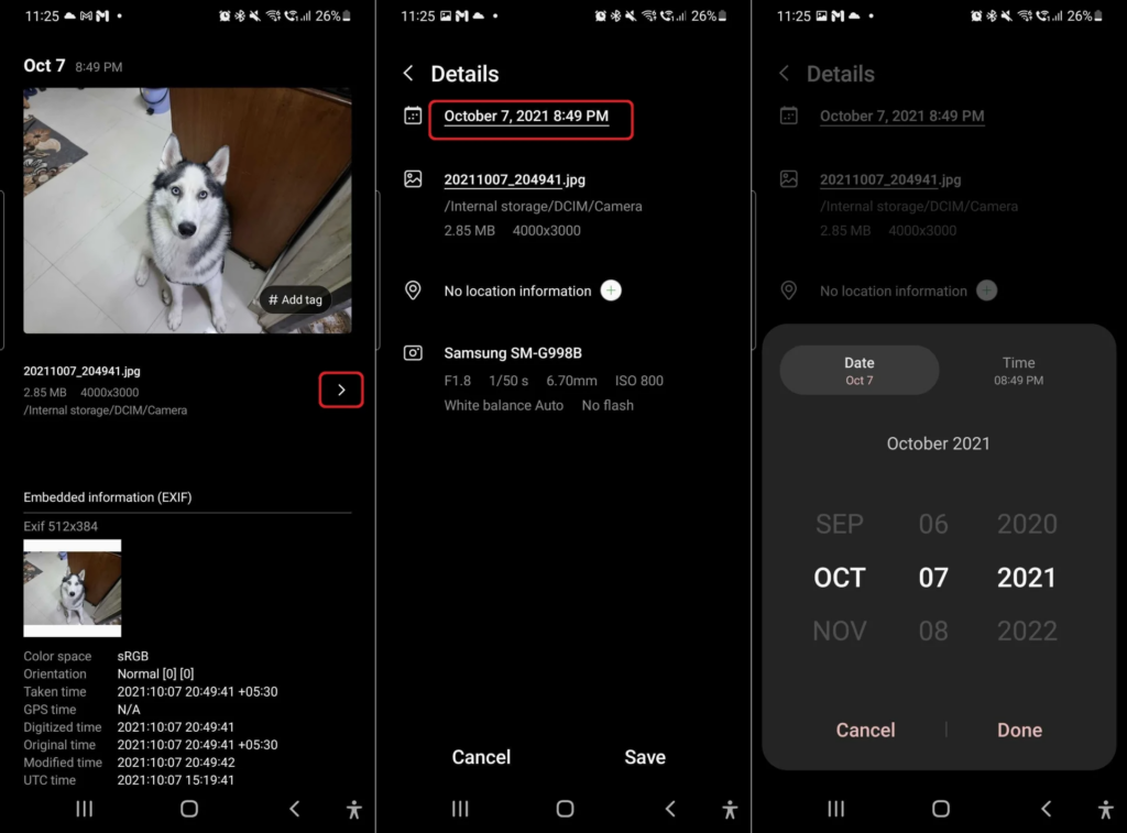 samsung gallery app now allows editing the date and time of pictures 2 samsung gallery app now allows editing the date and time of pictures