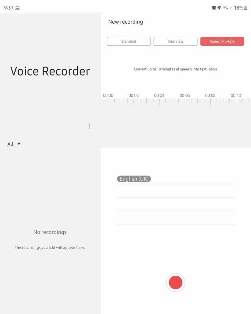 samsung voice recorder update adds new features and lock screen widget