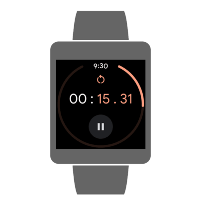 google clock on wear os enters material you design club