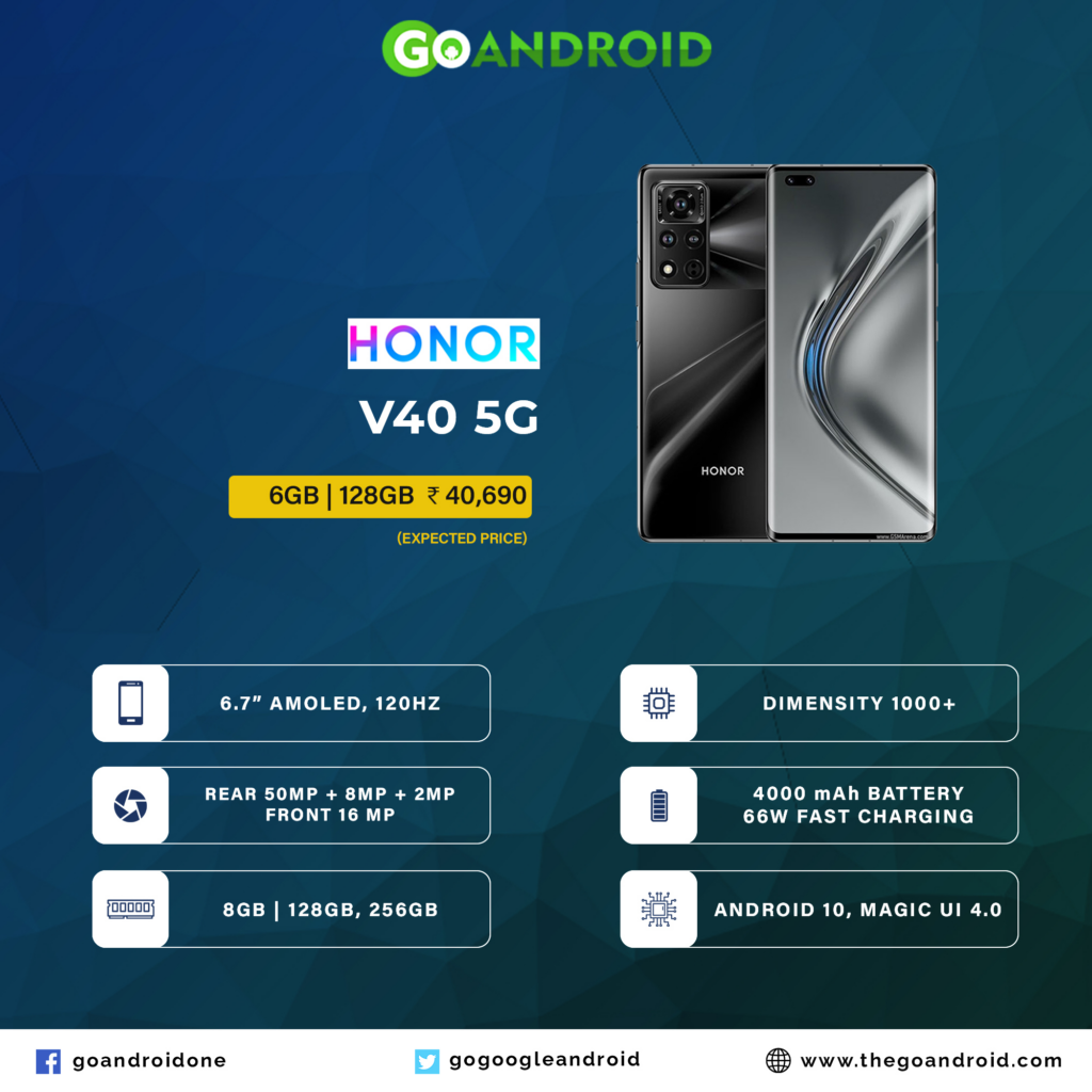 Honor V40 5G