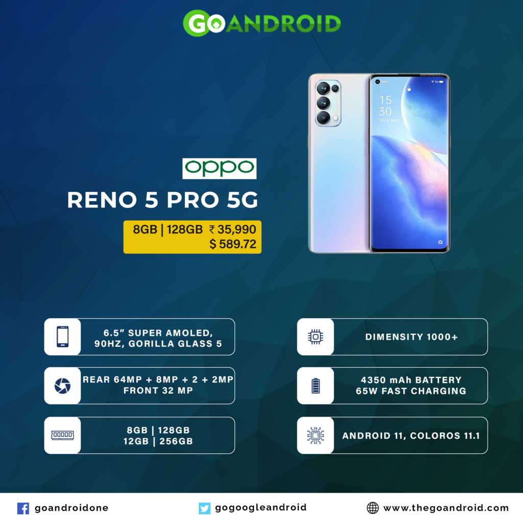Oppo Reno 5 Pro 5G