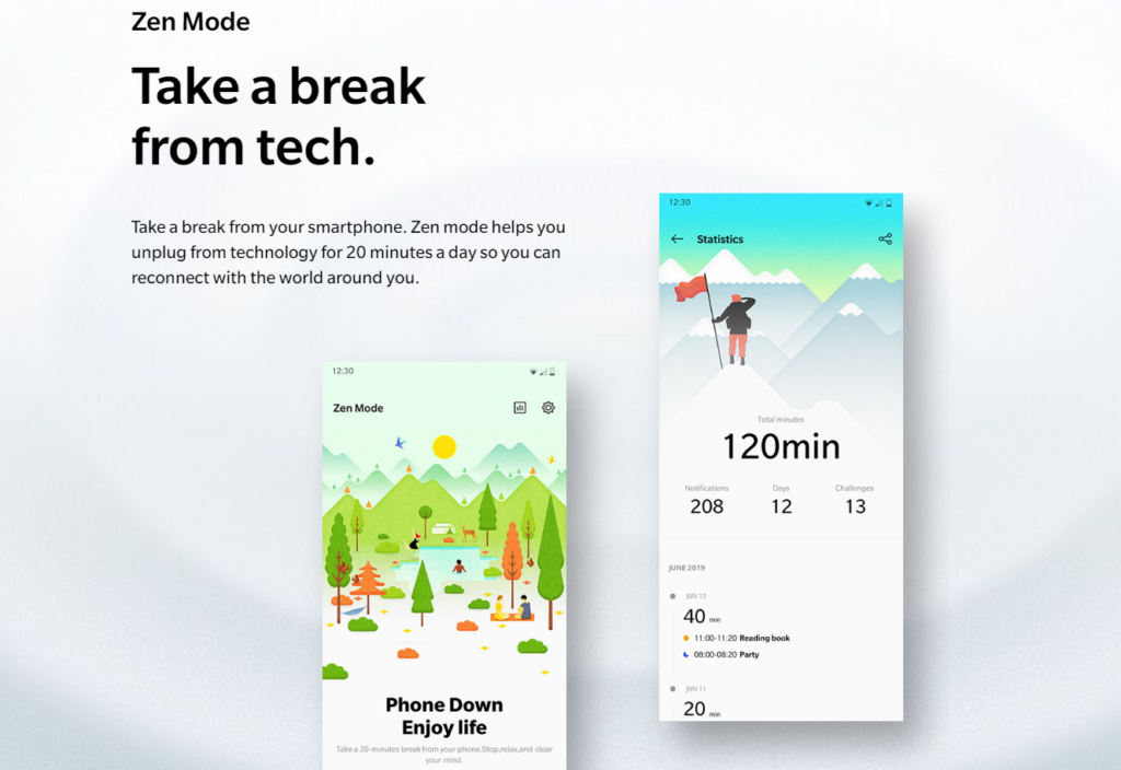oneplus zen mode