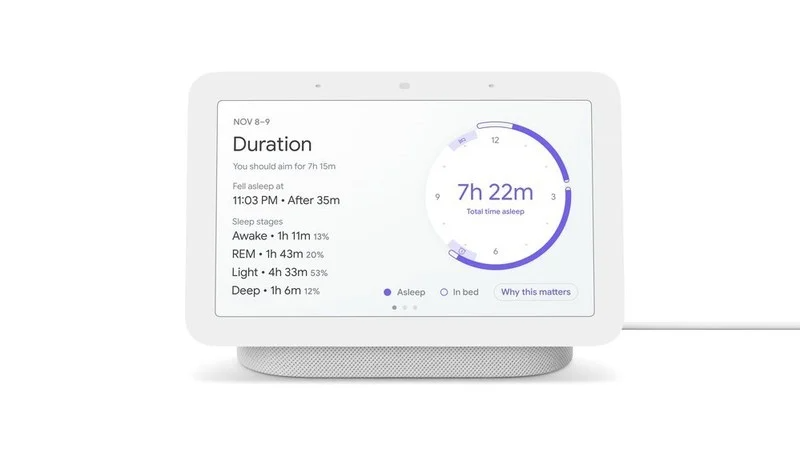 google nest hub (2nd gen) gets updated with new sleep tracking features