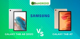 Galaxy Tab A8 (2021) vs Galaxy Tab A7