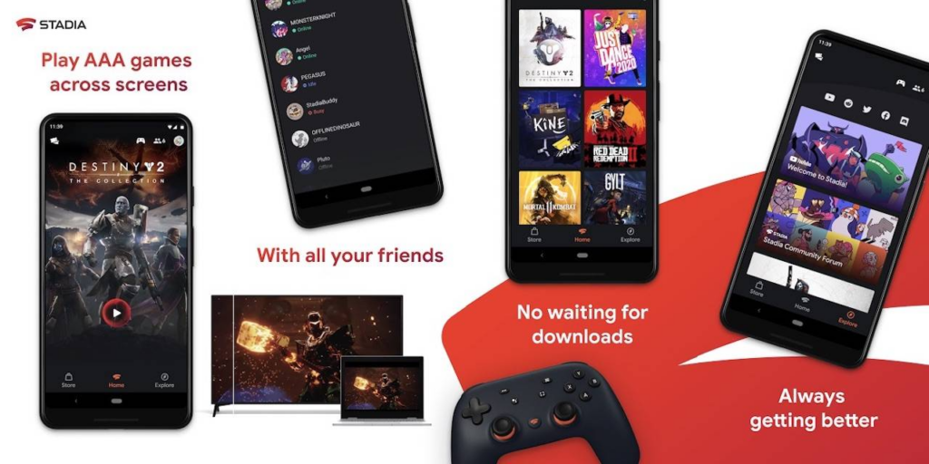 Stadia app