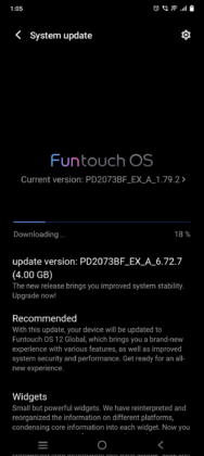 stable android 12 based funtouchos 12 update is live for iqoo z3