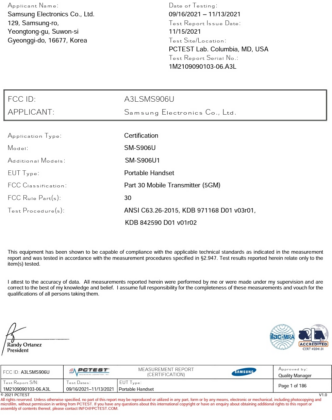 samsung galaxy s22+ arrives on fcc with led view cover