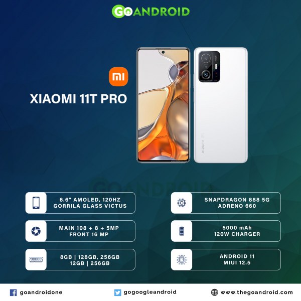 Xiaomi 11T Pro