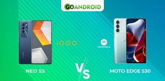 iQOO Neo 5S vs Motorola Edge S30