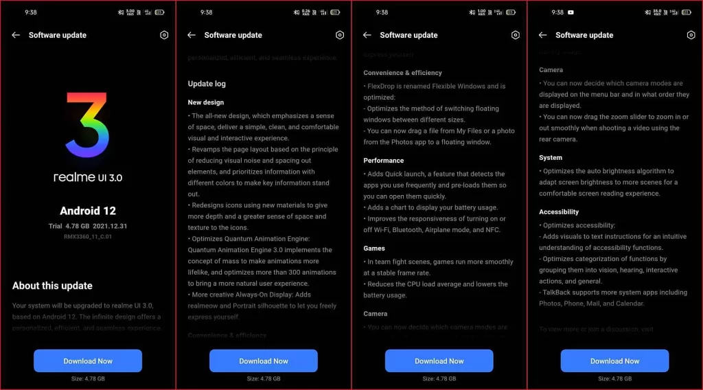 realme ui 3.0 beta 1 update is live for realme gt master edition