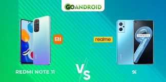 Redmi Note 11 vs Realme 9i