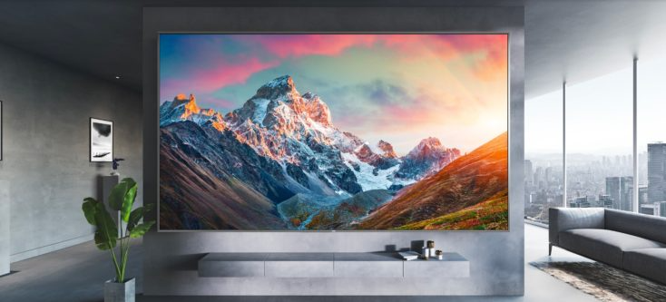 redmi max 100-inch giant screen tv