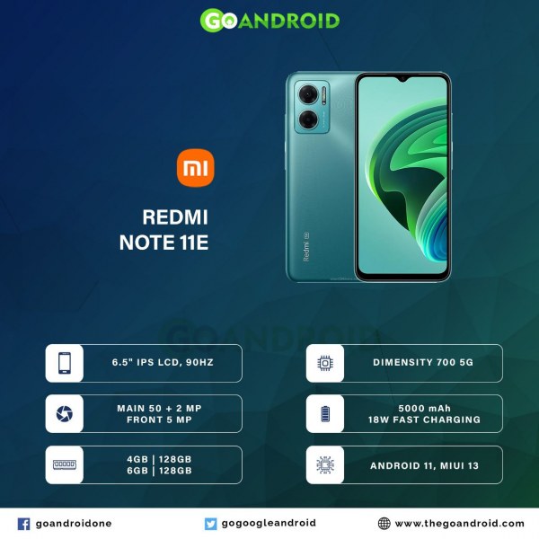 Xiaomi Redmi Note 11E