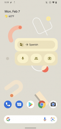 google translate gets the material you design and a “quick translate” widget