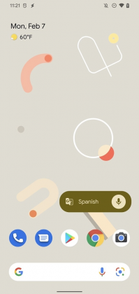 google translate gets the material you design and a “quick translate” widget
