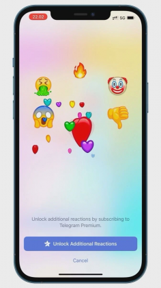 telegram premium beta with exclusive stickers and reactions is live on ios