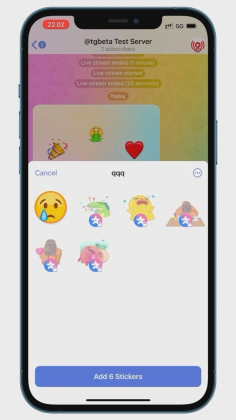telegram premium beta with exclusive stickers and reactions is live on ios