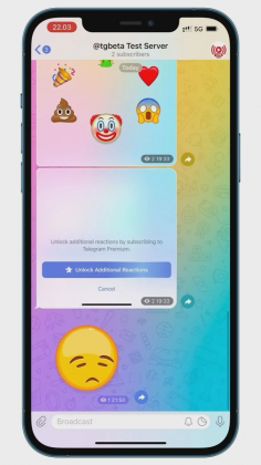 telegram premium beta with exclusive stickers and reactions is live on ios