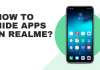 How to hide apps in Realme