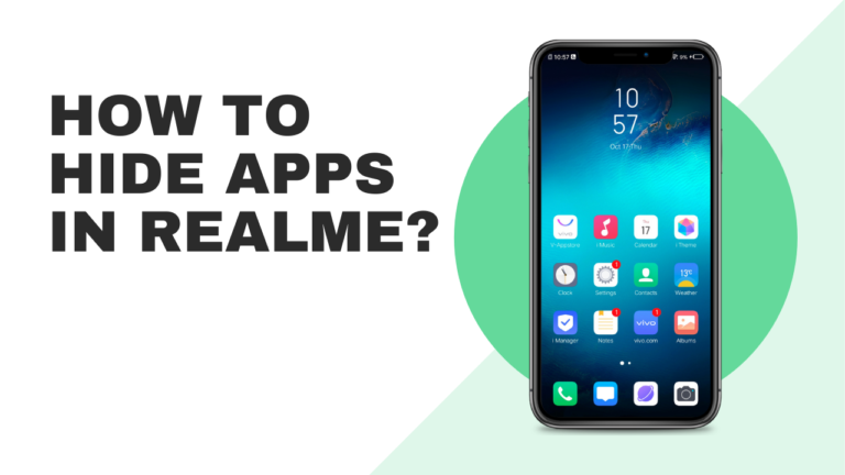 How to hide apps in Realme
