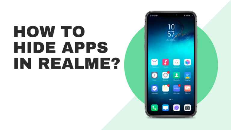 how to hide apps in realme