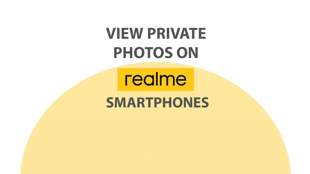 private photos on realme-