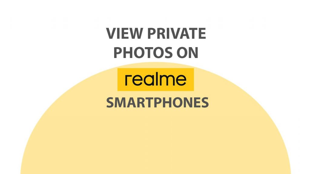 private photos on realme-