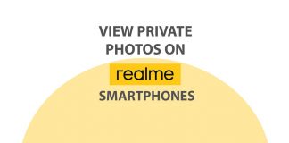 private photos on realme-
