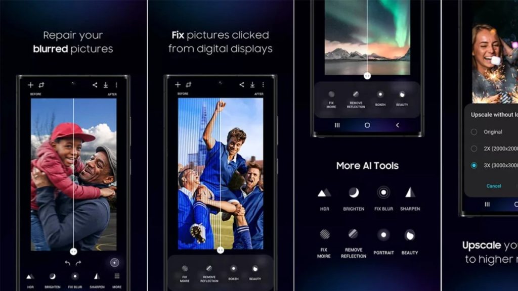 samsung unveils galaxy enhance x app - a new ai-based photo editing app