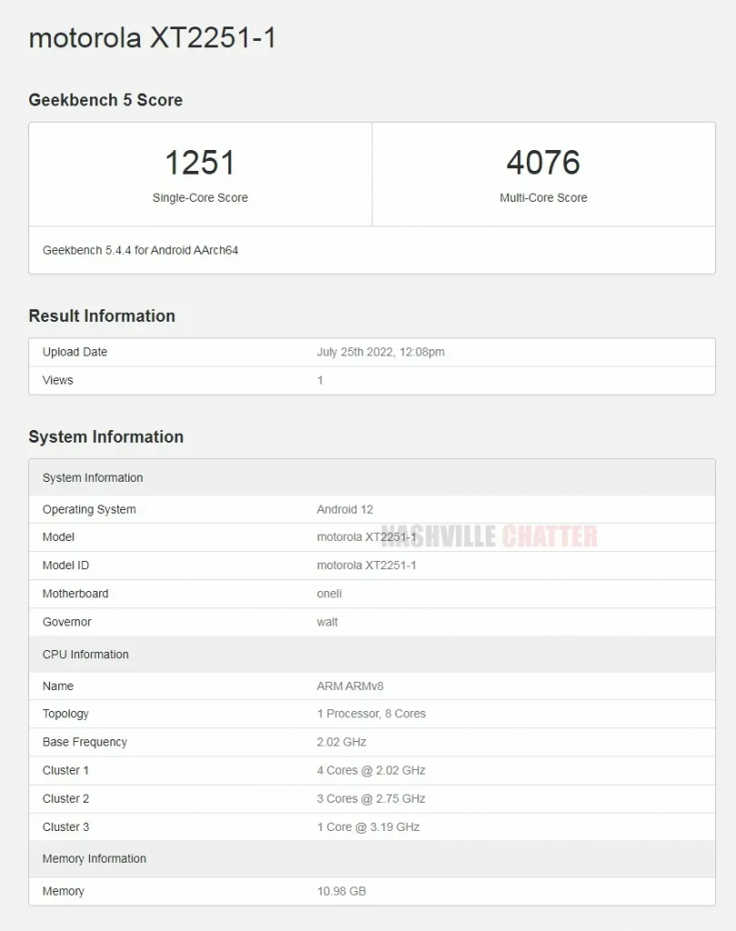 moto razr 2022 hits geekbench with snapdragon 8+ gen 1 soc