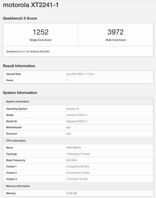 moto x30 pro arrives on geekbench with snapdragon 8+ gen 1 soc