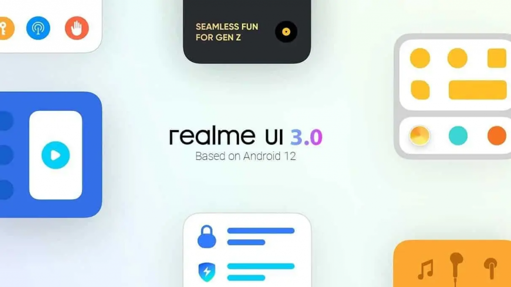  Android 12 Realme UI 3.0