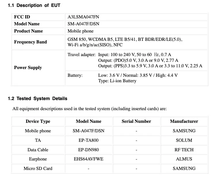 samsung galaxy a04s visits fcc, launch imminent
