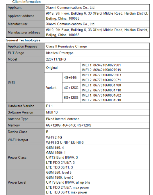 poco 2207117bpg arrives on fcc as rebranded redmi note10s