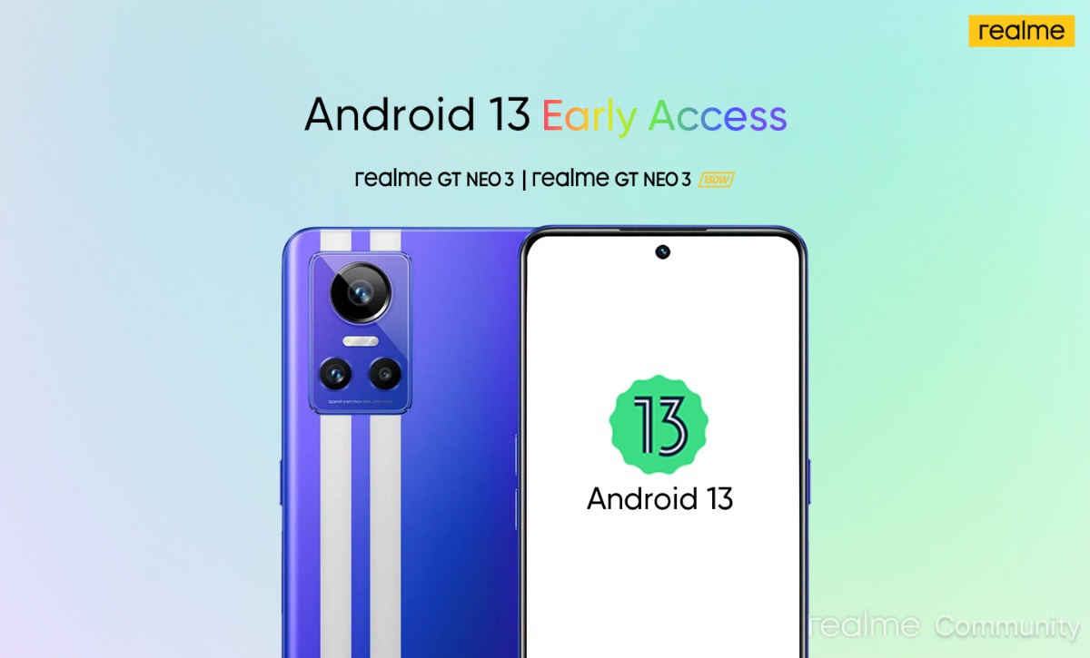 [update: july 2023 security update] realme ui 4.0 early access program starts for realme gt neo 3 and gt neo 3 150w