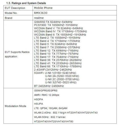 realme 10 arrives on fcc certification, confirms 5000 mah battery