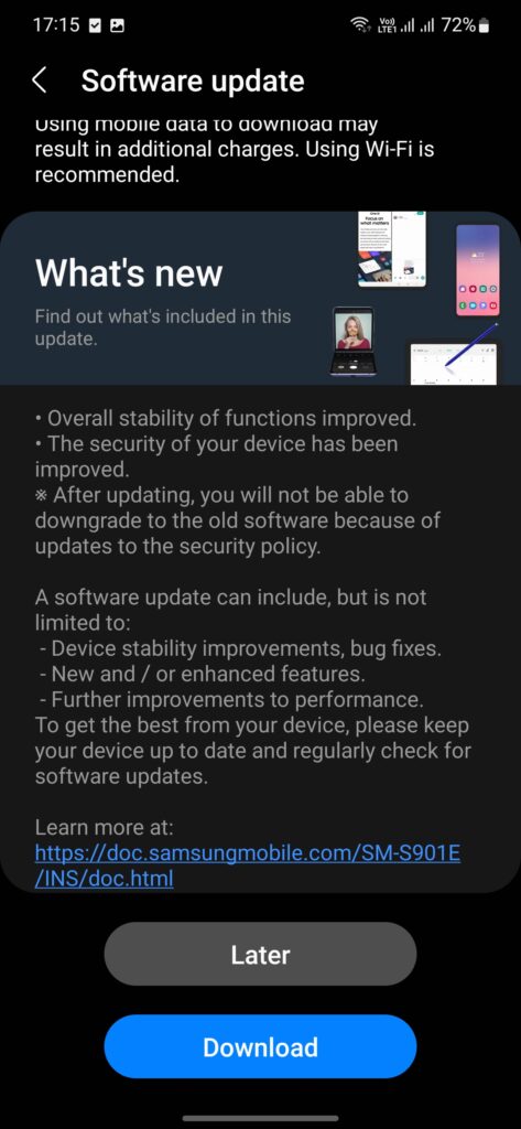 [update: may 2023 security patch] samsung galaxy s22 series updates tracker