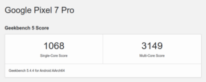 the google pixel 7 pro benchmark reveals the tensor g2's cpu and gpu specifications. 2 the google pixel 7 pro benchmark reveals the tensor g2's cpu and gpu specifications.