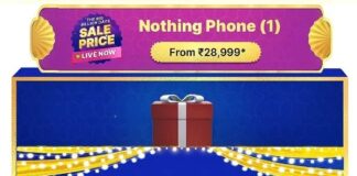 nothing phone 1 flipkart sale