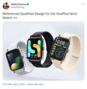 oneplus nord watch design leaks in three color options 2 oneplus nord watch design leaks in three color options