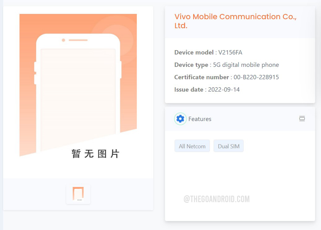 new vivo v2156fa 5g smartphone spotted on tenaa